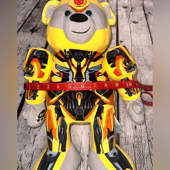 Build A Bear Transformer Bear Bumblebee Yellow Retired Rare Plush - Picture 7 of 15
